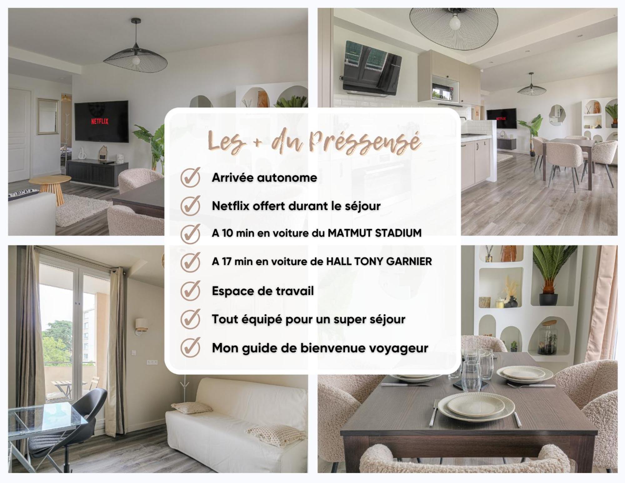 Le Pressense, Ideal Sejour Pro Ou Familiale Vénissieux エクステリア 写真